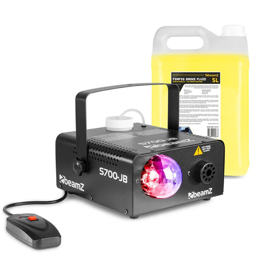 BeamZ 700 Watt Smoke Machine + LED Jelly Ball  