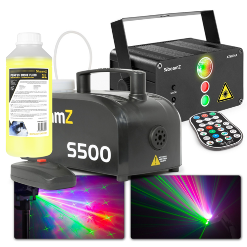 Smoke Machine and Laser Combo
