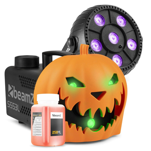 BeamZ Halloween Smoke Machine Party Set
