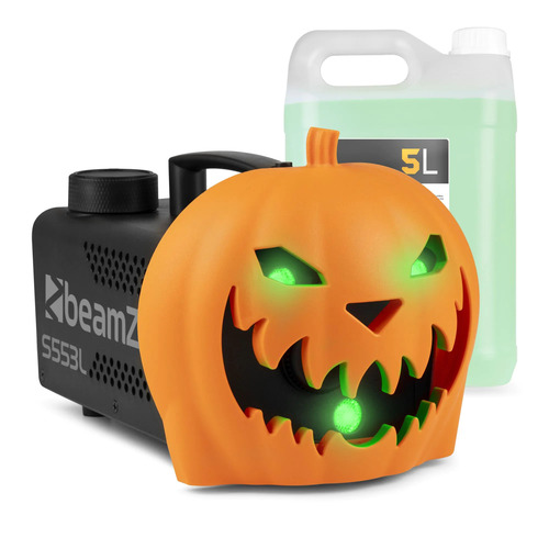 BeamZ Smoke Machine Halloween - Pumpkin with Light Effects