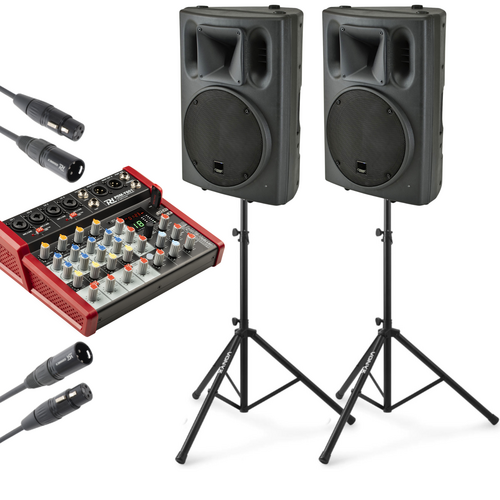 Complete DJ PA - 12" Speaker Set - 800W RMS