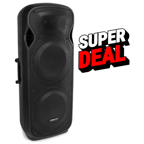 Active Speaker Dual 15" Speaker Drivers - Cranking Bass
