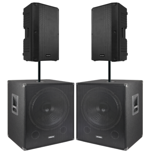 Complete 2.2 Double Subwoofer Combo 