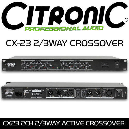 Citronic CX23 Active Crossover