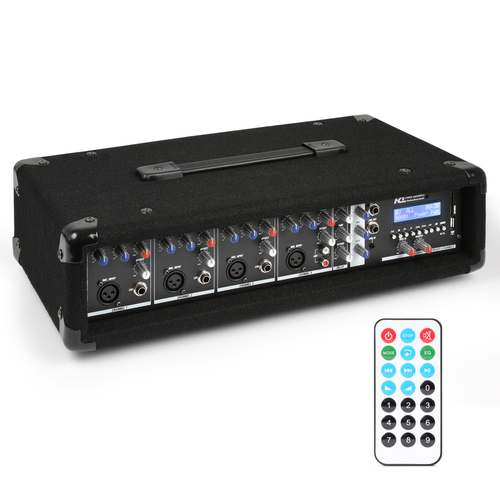 Mixer with Amplifier - 4-Channel 