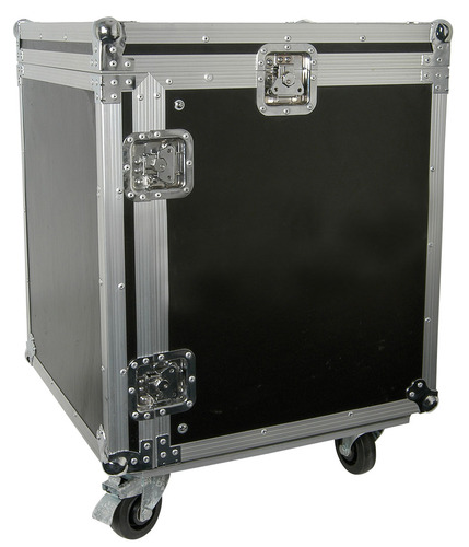 19" Rack Case - 12U High + 10U Tilting Mixer Top