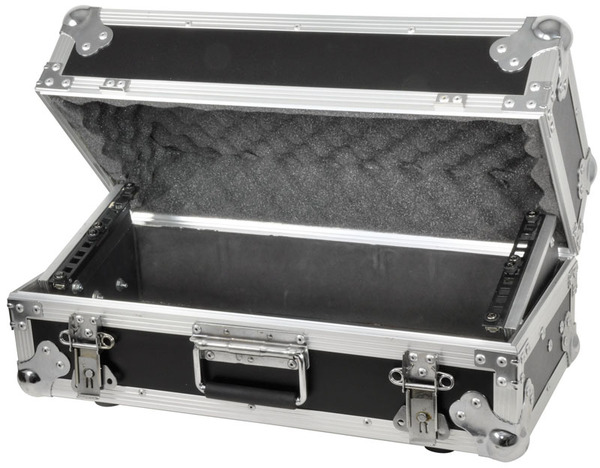 Tilting 4U Rack Case for mixer/media player