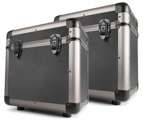12" Vinyl Record Case Titanium - Set of 2