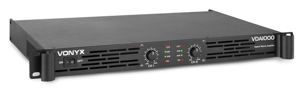 VDA1000 Compact PA Amplifier -  1U Rack Mountable