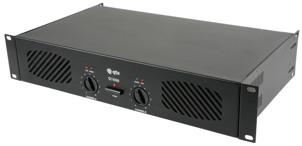 Q1000 Stereo Power Amplifier - 2 x 250 Watts RMS