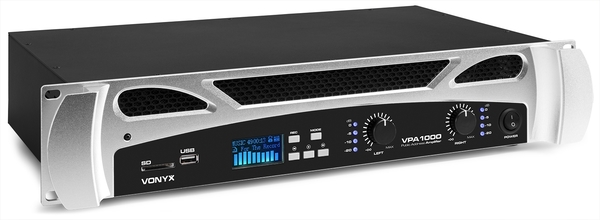VPA1000 PA Amplifier 2x 500W 
