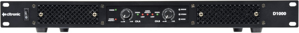 D1000 D-Series Class-D Power Amplifier