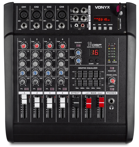 5-Channel Mixer with Amplifier