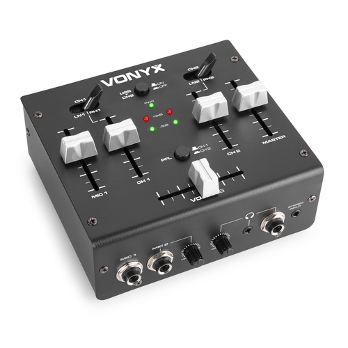 3 Channel Stereo DJ/USB Mixer