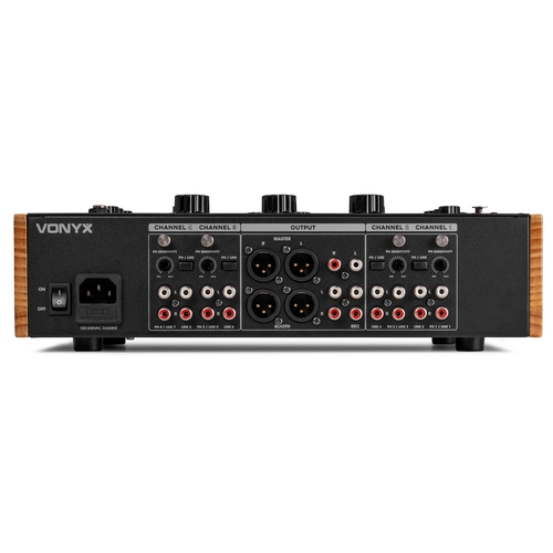 VDJ270 4-Channel DJ Rotary Mixer 2-band EQ (treble/bass) per