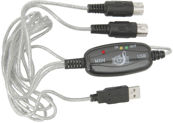 USB MIDI Interface Lead - USB Powered