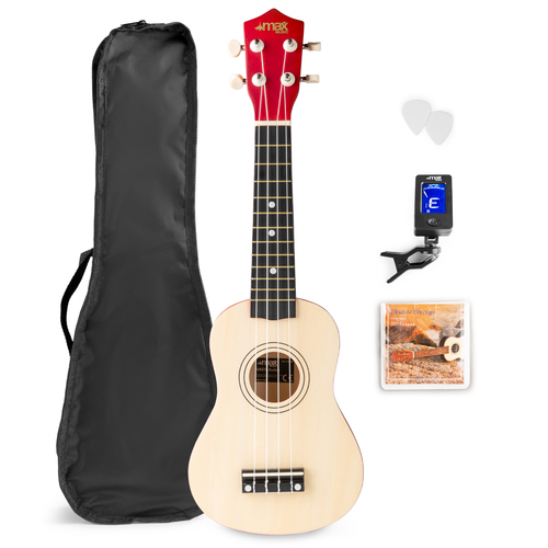 UKEY Ukulele Set Soprano 21" Natural