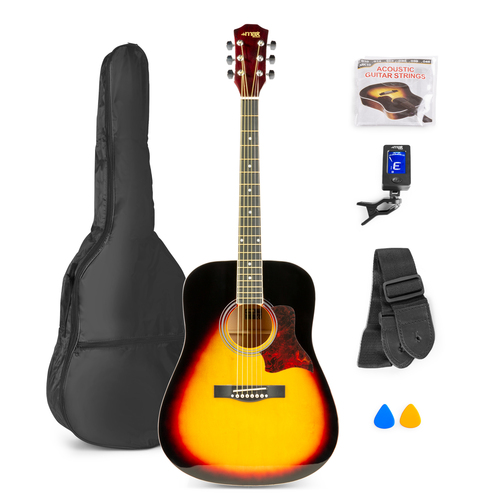 SoloJam Western Guitar Pack Sunburst