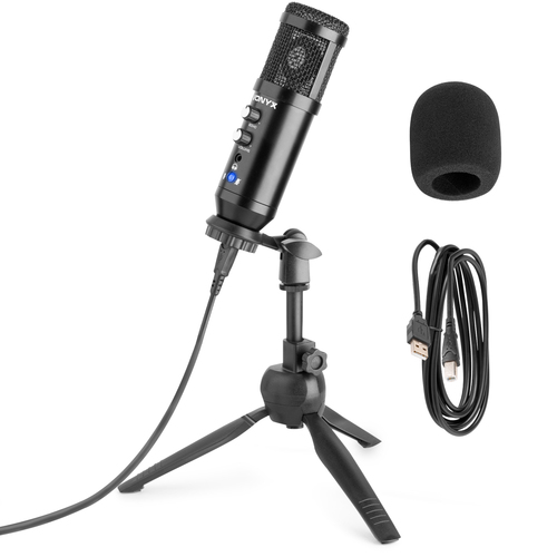 CM320B Studio Microphone USB Black with Echo