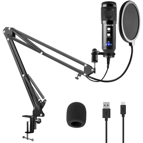 CMS320B Studio Microphone Set USB Black with Echo