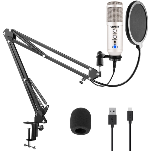 CMS320S Studio Microphone Set USB Titanium with Echo