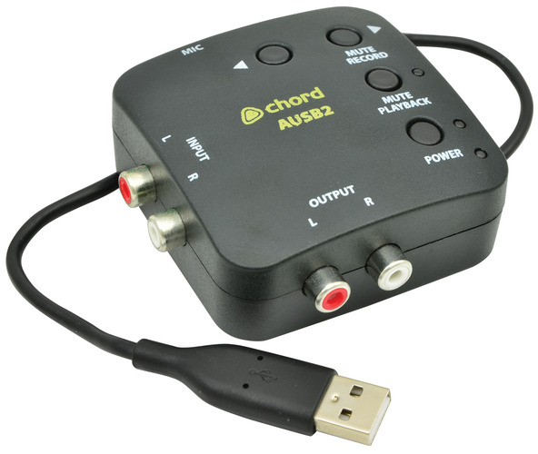 Compact Audio-USB Interface with Soundcard