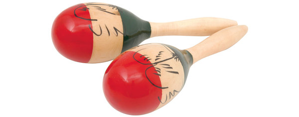 Maracas Wood - 10 inch - Pair