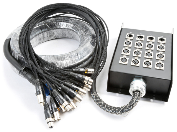 Stage Snake - 12-in 4-out XLR 