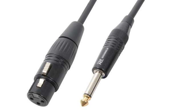 Audio Lead - XLR Female to 6.3mm TS Plug 