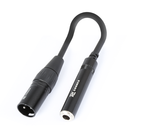 Audio Lead - Converter XLR Male to 6.3mm TS Socket