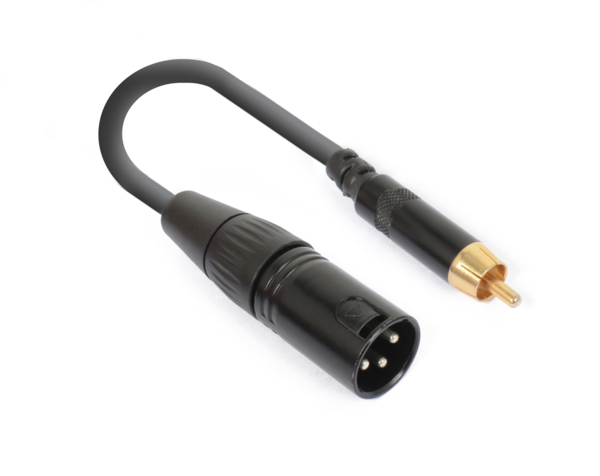 Audio Lead - Converter XLR Male to RCA Male