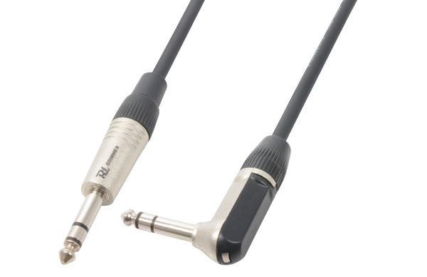 6.3mm TRS - 6.3mm TRS Right-Angle Jack