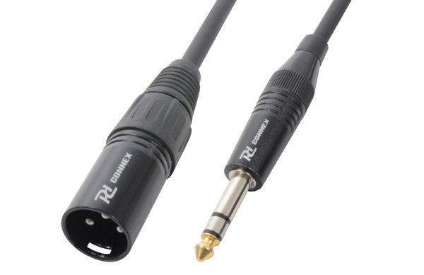 Audio Lead - XLR Male to 6.3mm TRS Jack