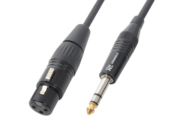 Audio Lead - XLR Female to 6.3mm TRS Jack
