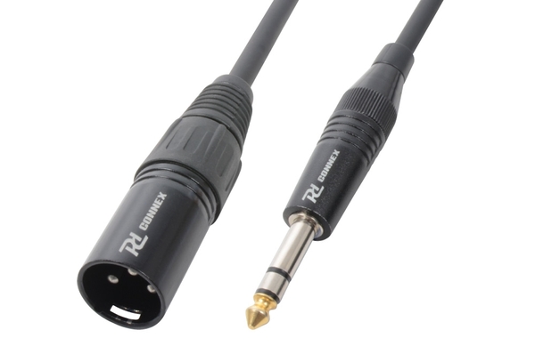Audio Lead - XLR Male to 6.3mm TRS Jack