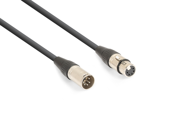 DMX Lighting Cable - 5 Pin XLR Male to 5 Pin XLR Female 