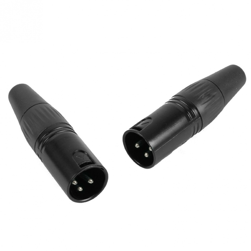 DMX Terminator 3-pin Black casing - Sound Division & Surplustronics