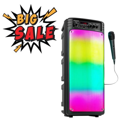 BoomBox300 Party Speaker with LED - ON SALE