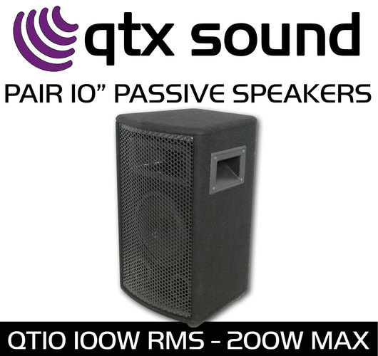 Disco / PA Speaker Box - QT10 - 10 Inch 