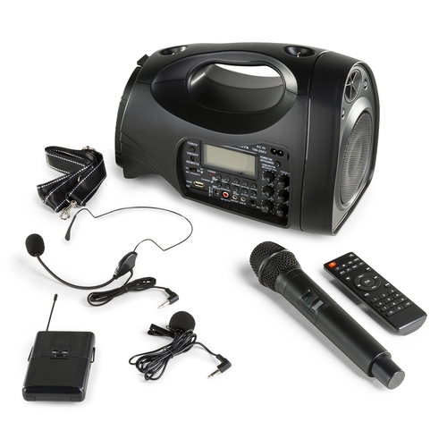 Personal Portable PA System with Wireless Mic