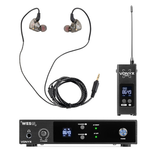WES15 Single Channel In Ear System UHF