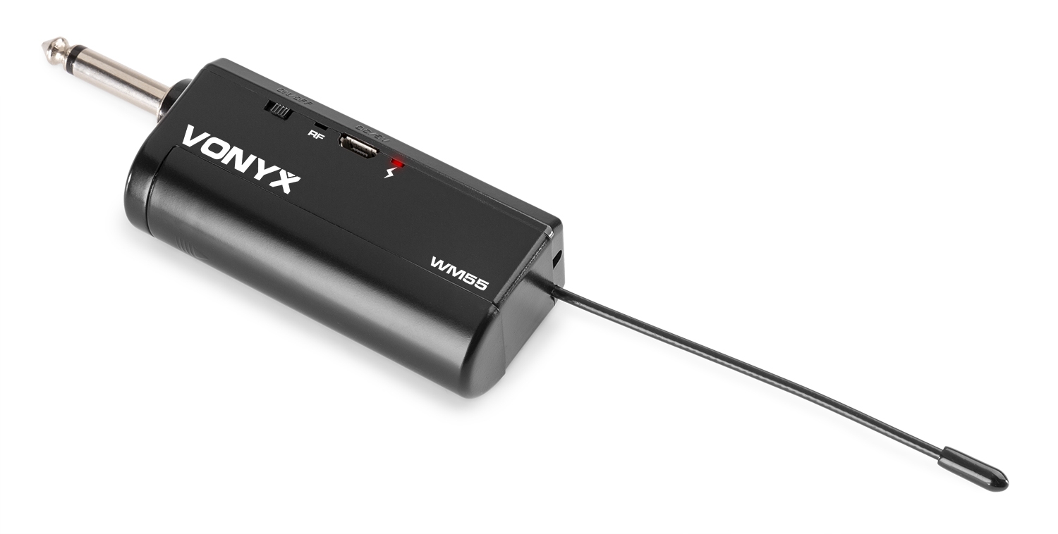 Vonyx WM55 - Microphone sur batterie Plug-and-Play UHF sans fil - Avec  récepteur Plug-in, 10 canaux, Distance 30 à 50 m. - Cdiscount TV Son Photo