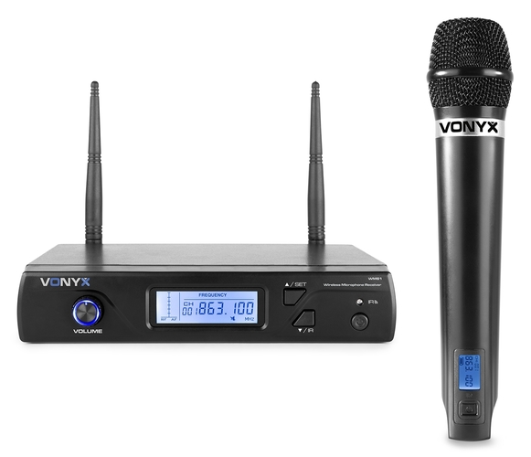 Wireless Microphone UHF 16Ch with 1 Handheld Microphone