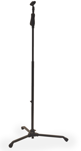 Compact One Hand Microphone Stand with mic Holder
