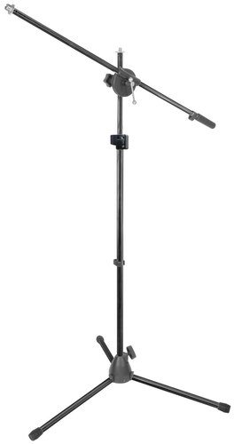 Twin Mount Microphone Stand - Black