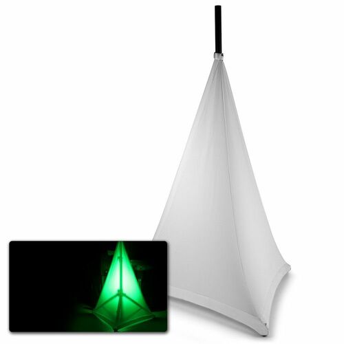 Speaker Stand Cover - White 120cm