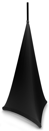 Speaker Stand Cover - Black 120cm