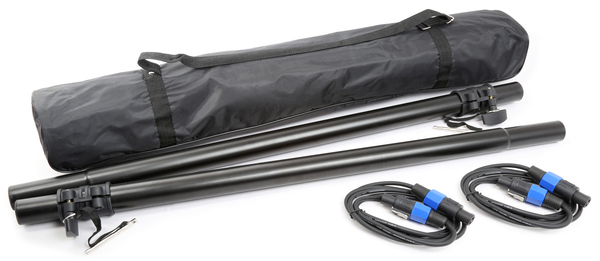 Adjustable Speaker Pole Tubes - with Carrying Bag 