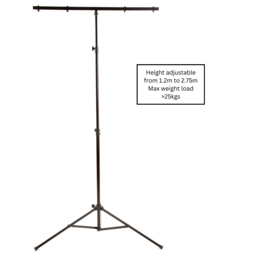 Lighting Stand - T-Bar 25kg Max Load