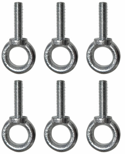 Collared Eyebolts - Pack of 6
